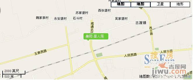 秦阳里人居位置交通图1